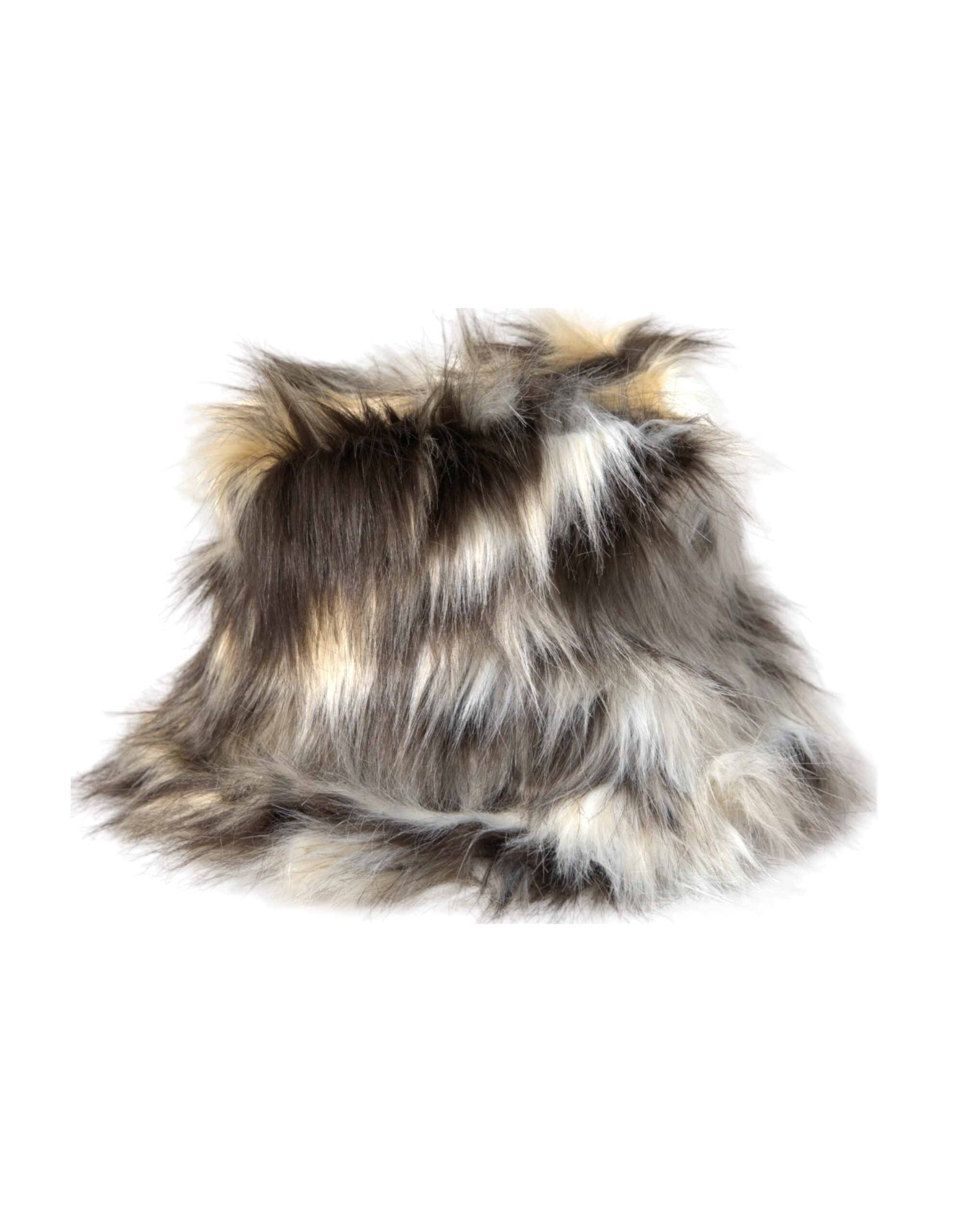 Dolce & Gabbana Multicolor Acrylic Fur Women's Bucket Hat