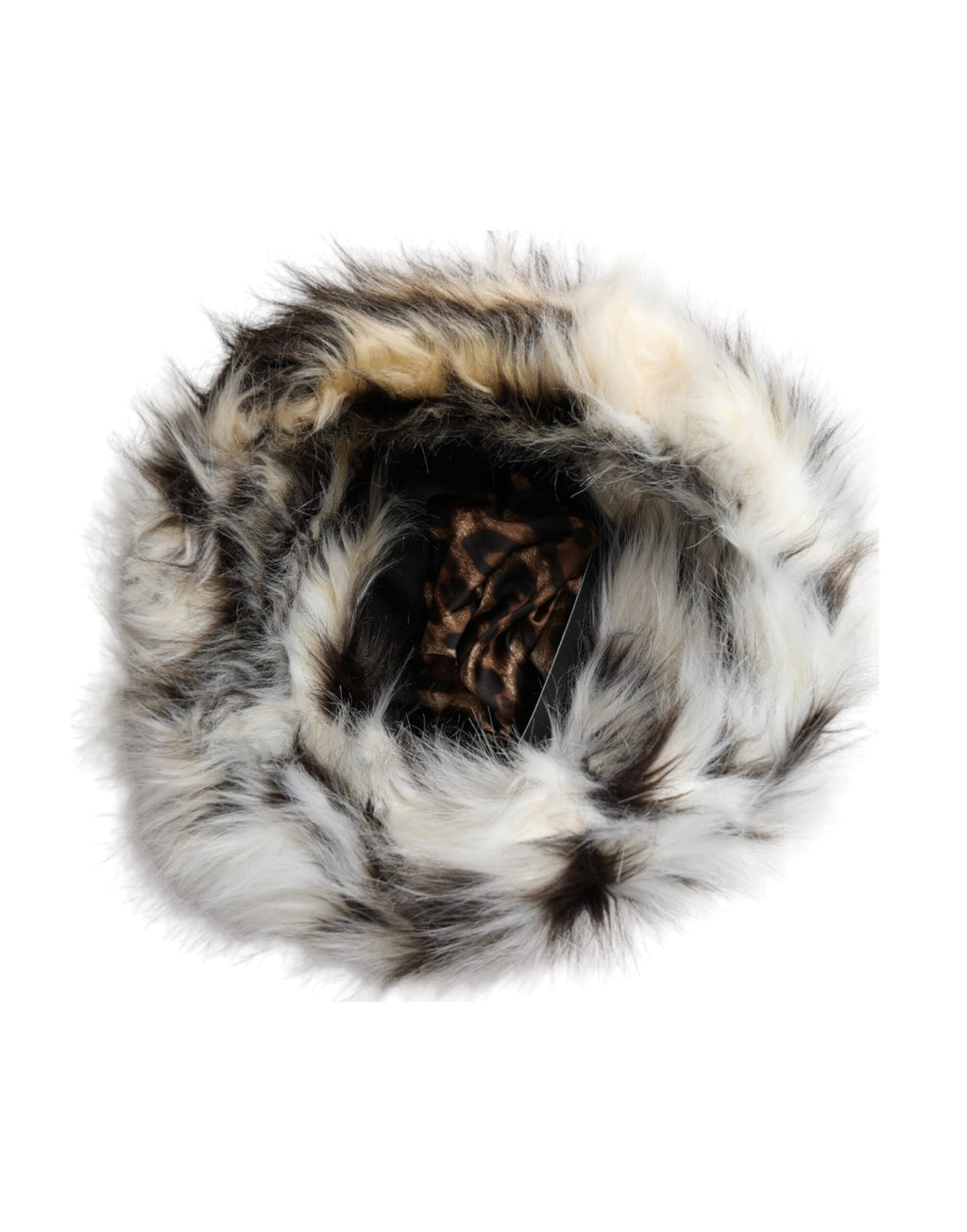 Dolce & Gabbana Multicolor Acrylic Fur Women's Bucket Hat