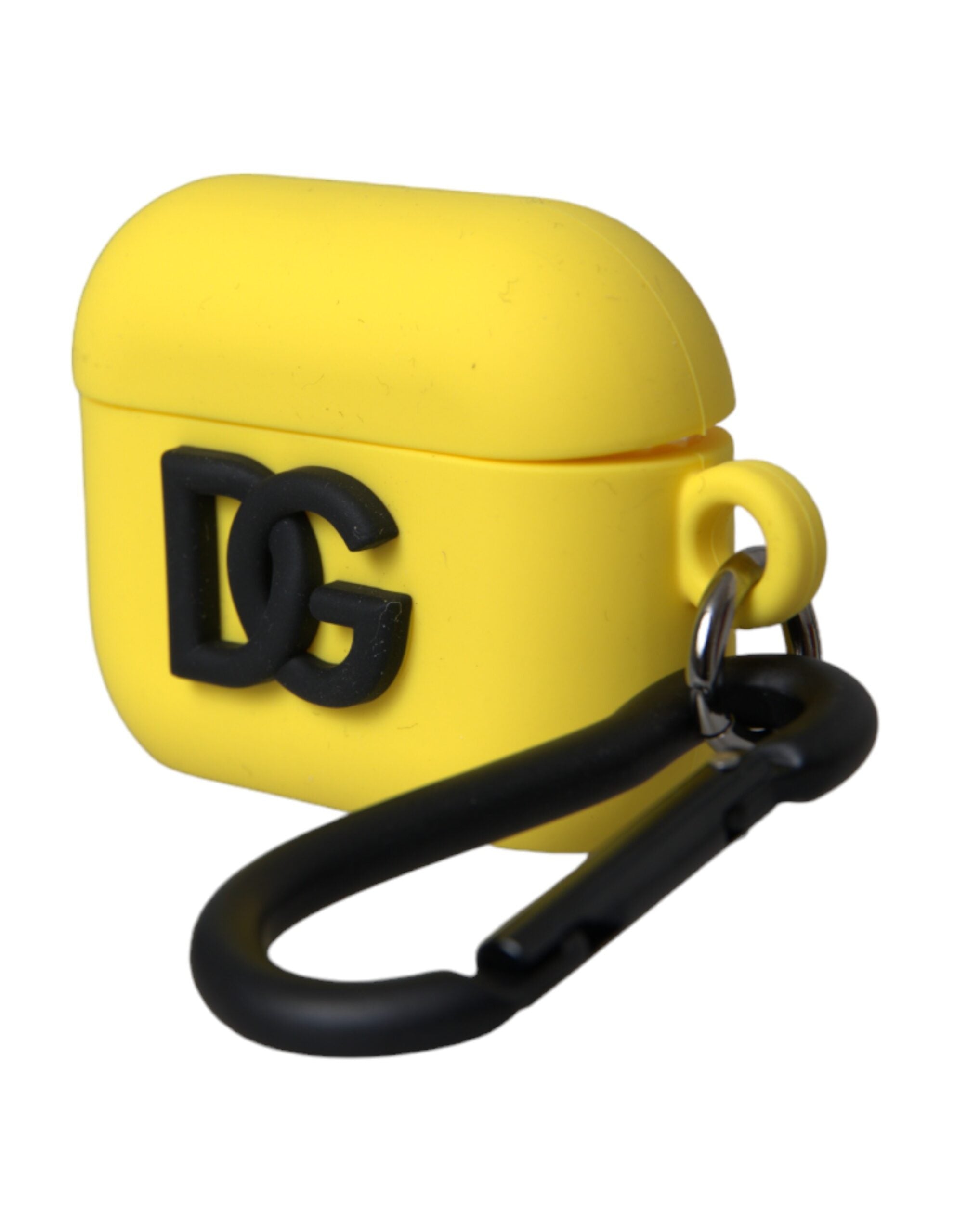 Dolce & Gabbana Yellow Silicone Case with Debossed Logo for Airpods