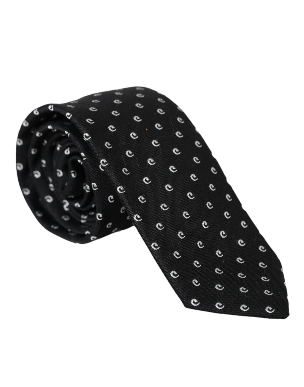 Dolce & Gabbana Black Logo Adjustable Bow Tie in Cotton Blend