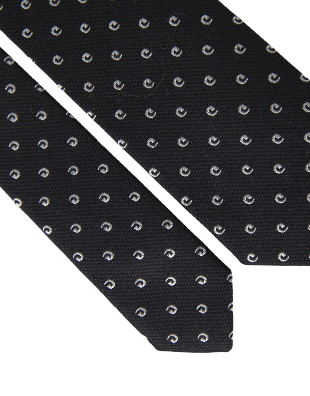 Dolce & Gabbana Black Logo Adjustable Bow Tie in Cotton Blend