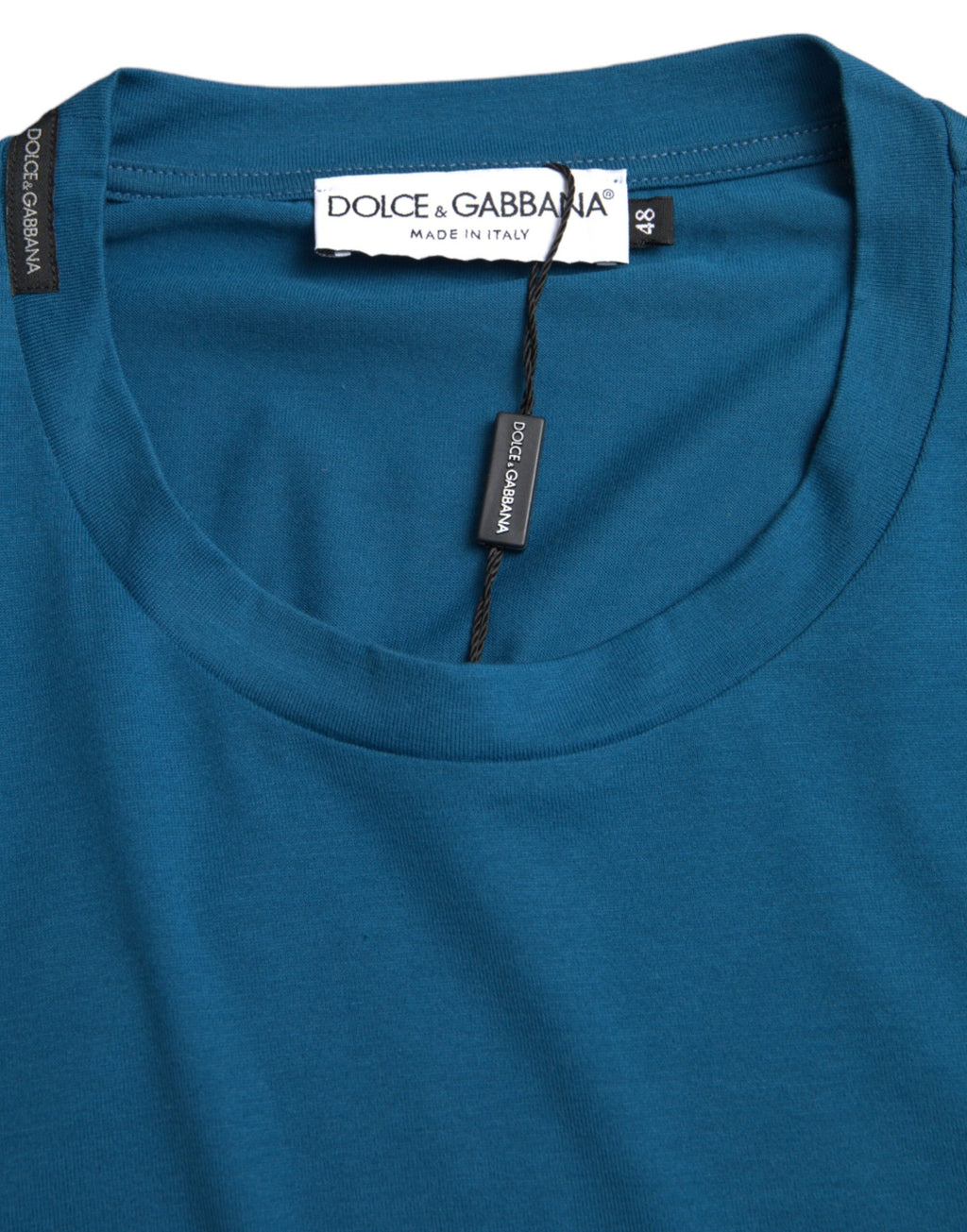 Dolce & Gabbana Blue Logo Crew Neck Short-Sleeve T-Shirt