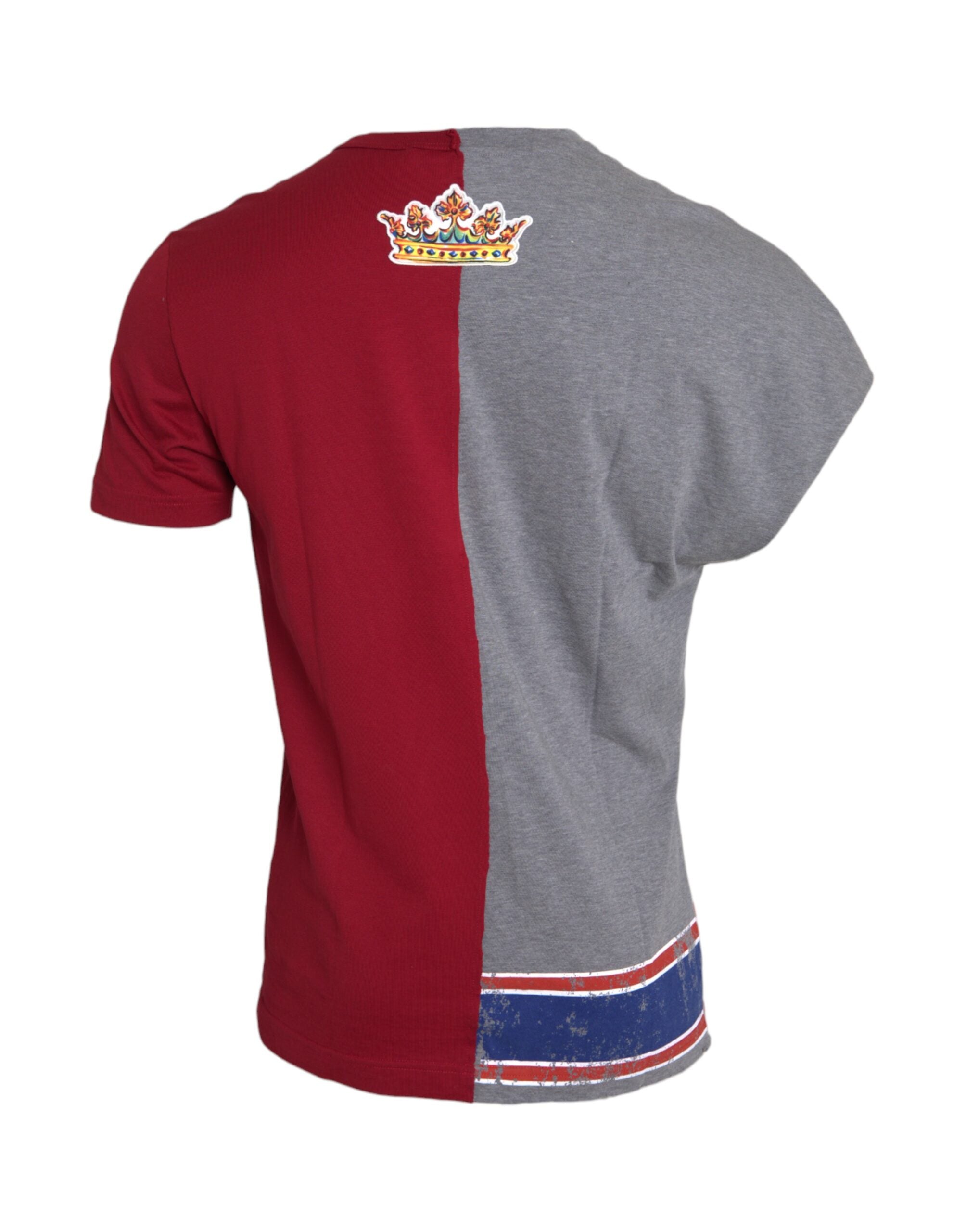 Dolce & Gabbana Multicolor Graphic Short Sleeve T-Shirt
