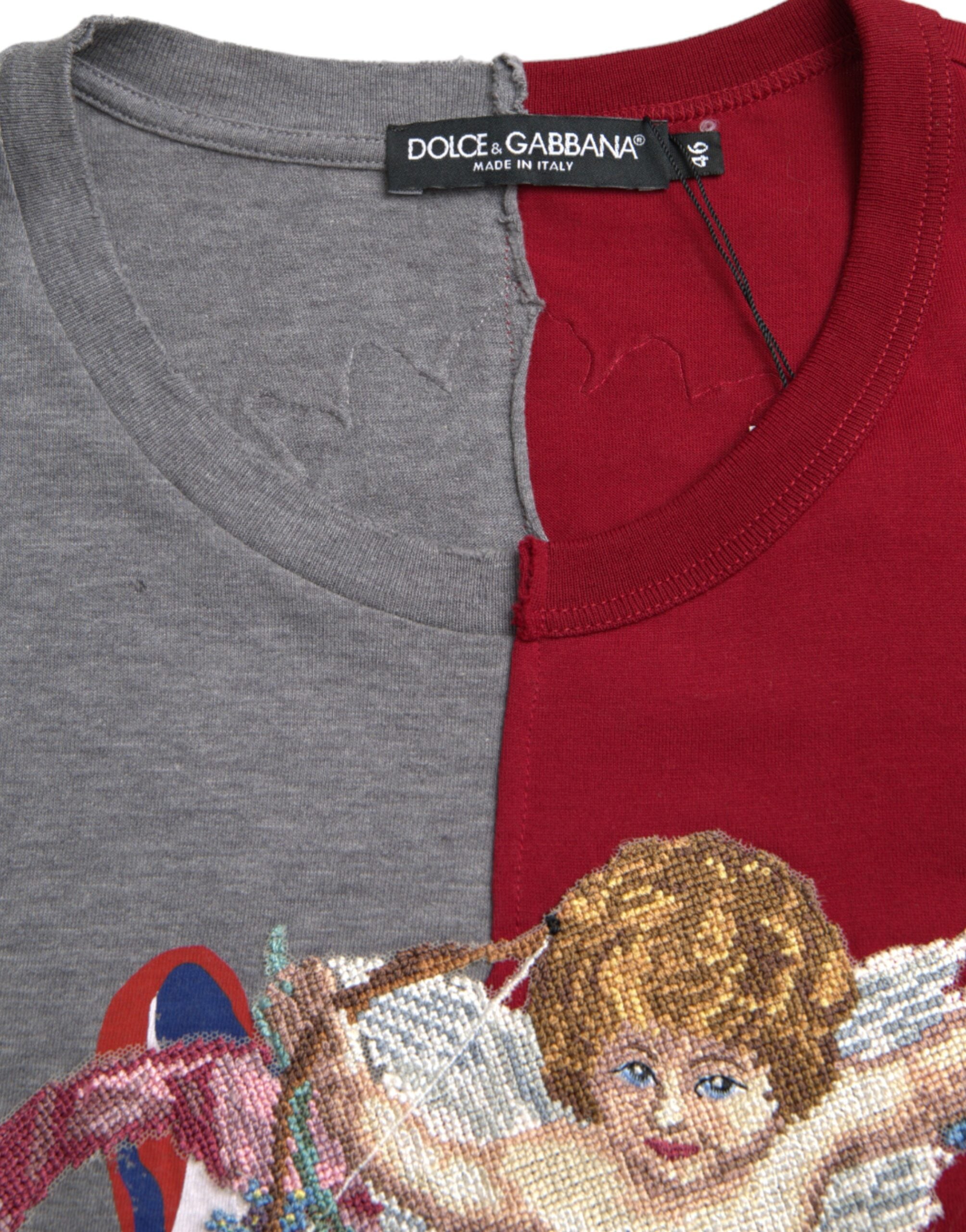 Dolce & Gabbana Multicolor Graphic Short Sleeve T-Shirt