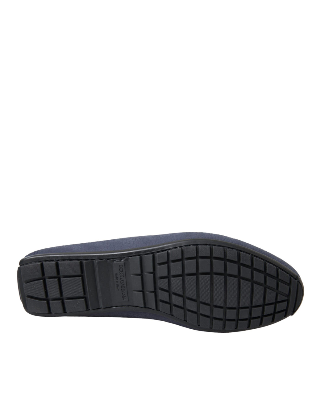 Dolce & Gabbana Blue Calfskin Slip-On Loafer Shoes