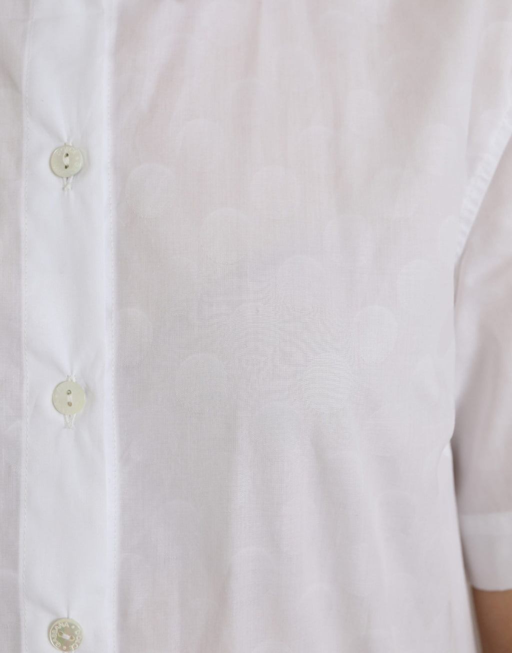 Dolce & Gabbana White Short-Sleeved Polo Shirt with Collar