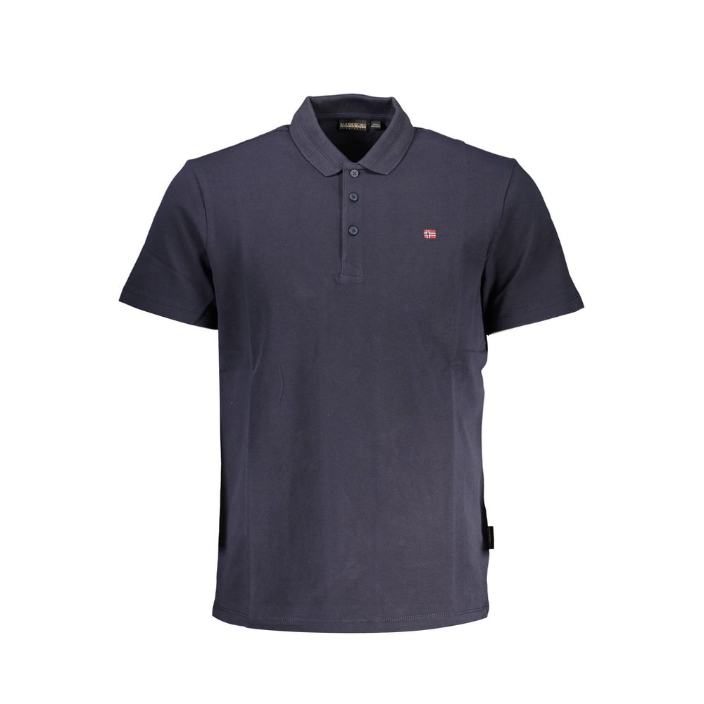 Napapijri Cotton Polo Shirt in Blue