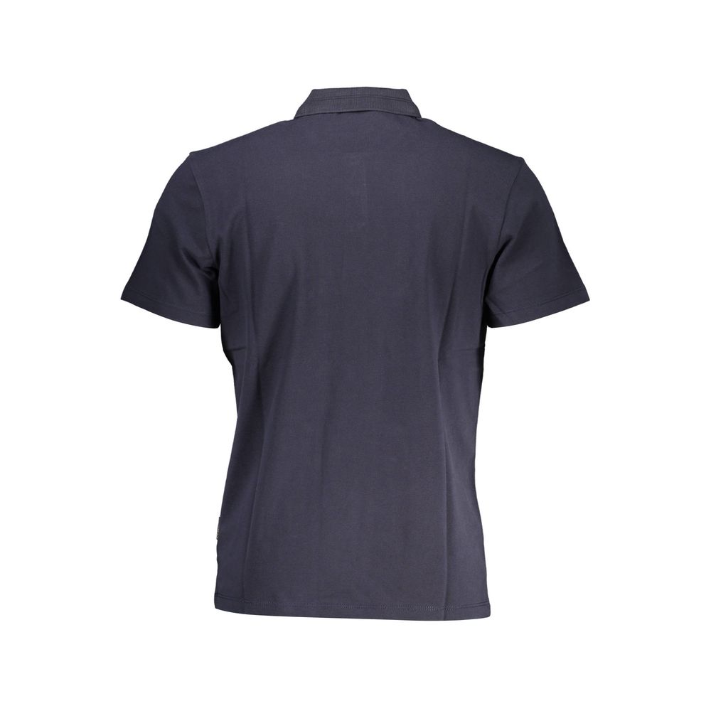 Napapijri Cotton Polo Shirt in Blue