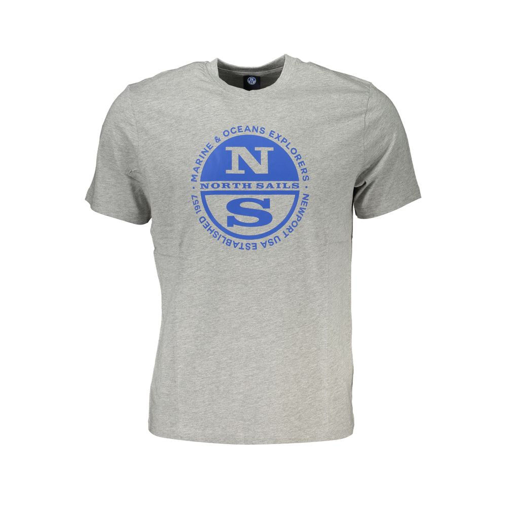 North Sails T-shirt in grey cotton