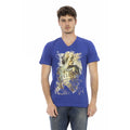 Trussardi Action Men's Blue Cotton T-Shirt