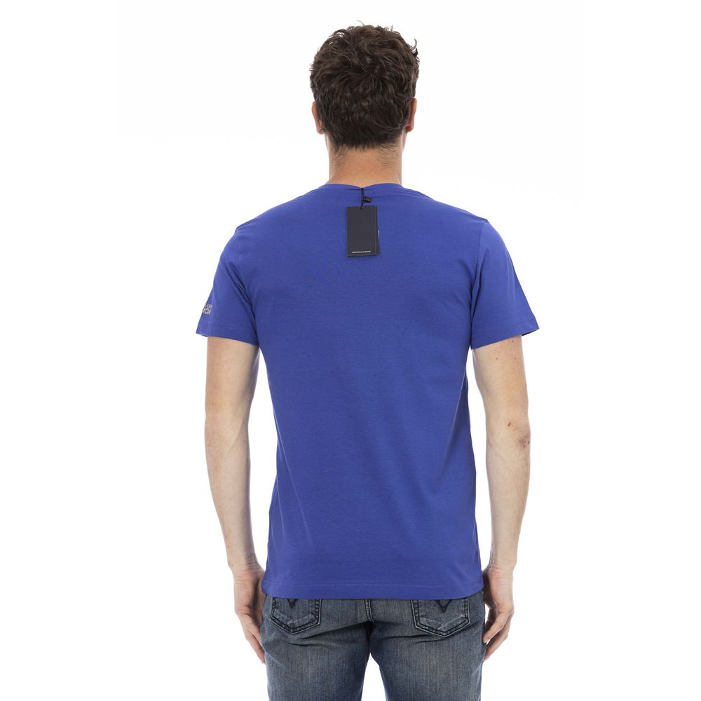 Trussardi Action Men's Blue Cotton T-Shirt