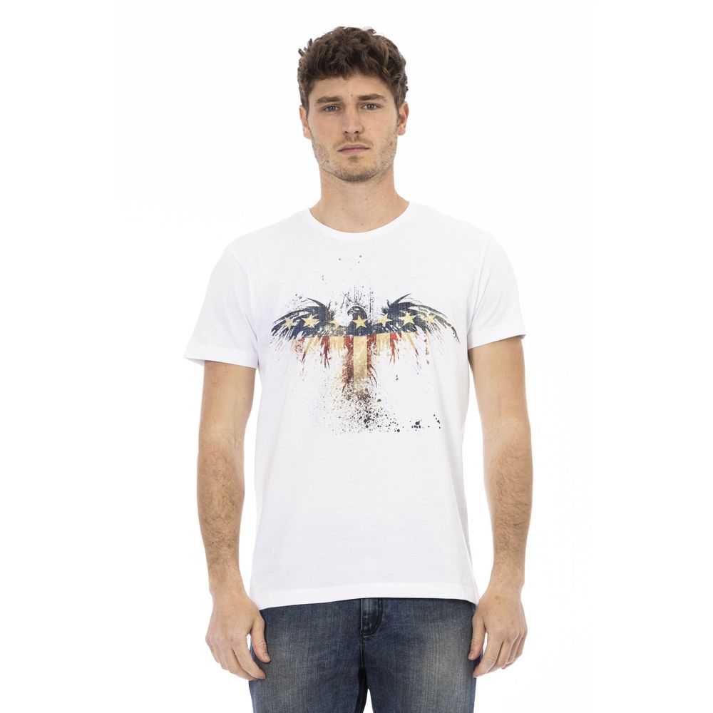 Trussardi Action Men's White Cotton T-Shirt