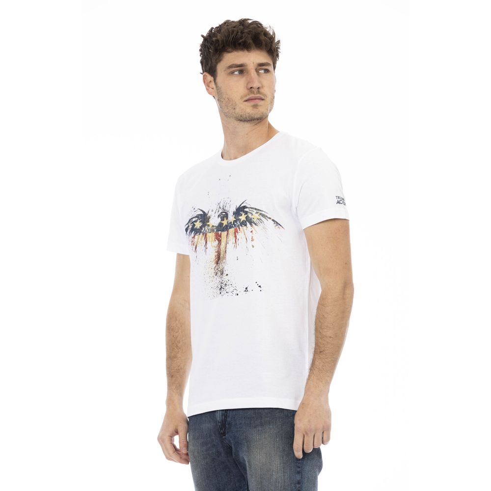 Trussardi Action Men's White Cotton T-Shirt
