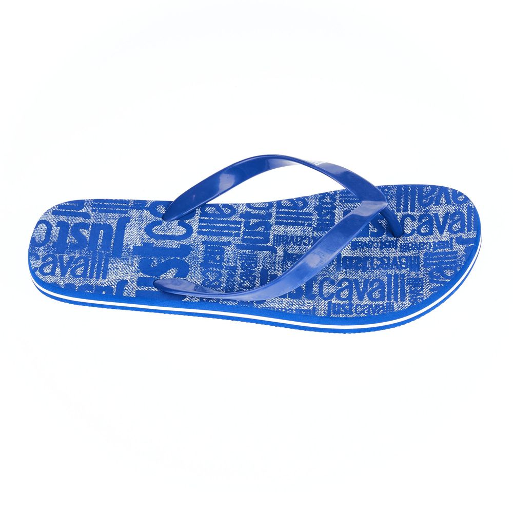 Just Cavalli Men's Light Blue EVA Sandal