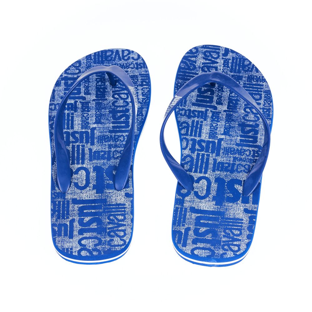 Just Cavalli Men's Light Blue EVA Sandal
