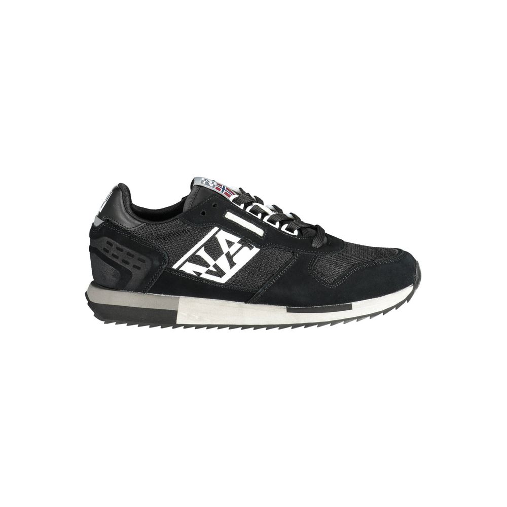 Napapijri Schwarzer Leder-Sneaker für Herren