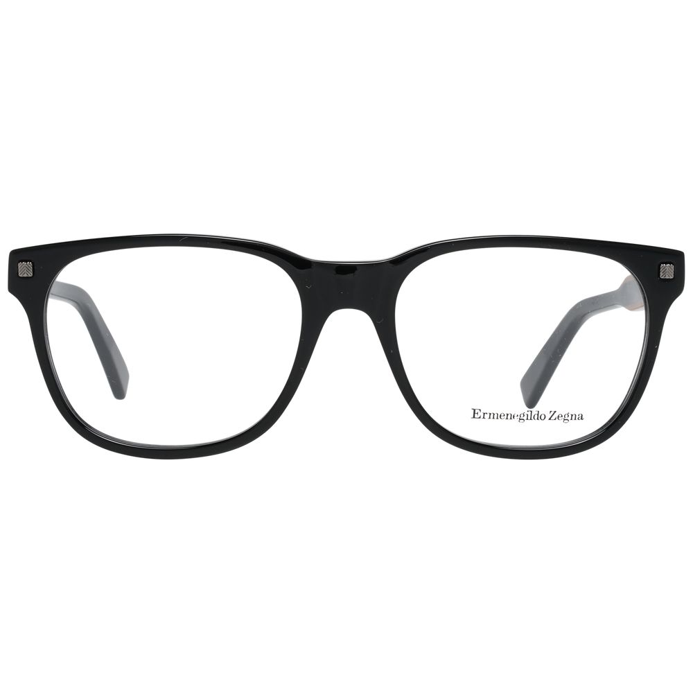Ermenegildo Zegna Black Plastic Glasses (Frame)