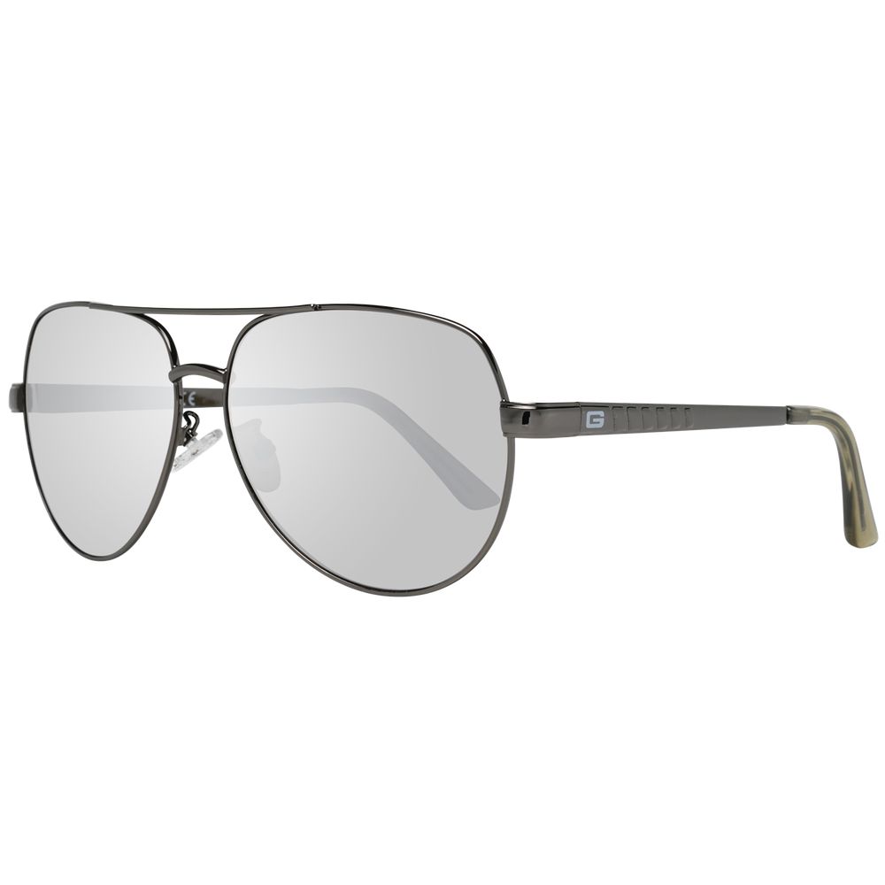 Guess Men's Anthracite Metal Sunglasses