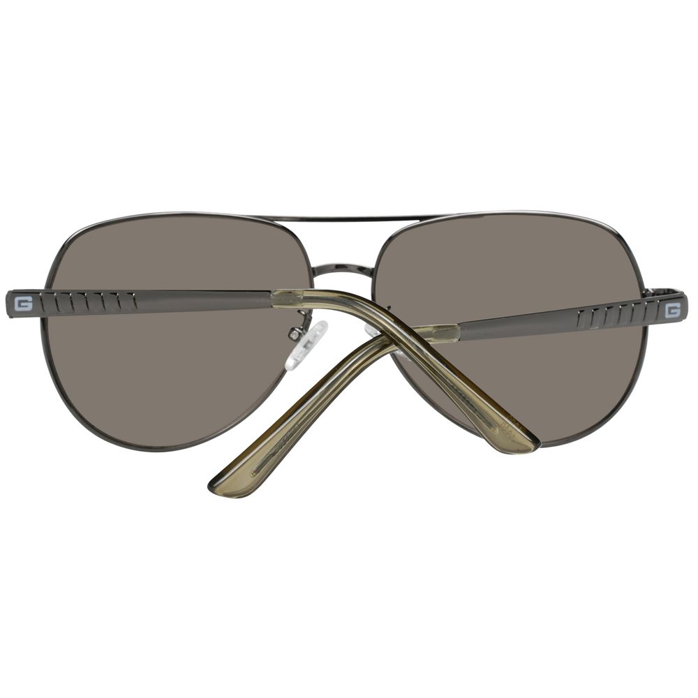 Guess Men's Anthracite Metal Sunglasses