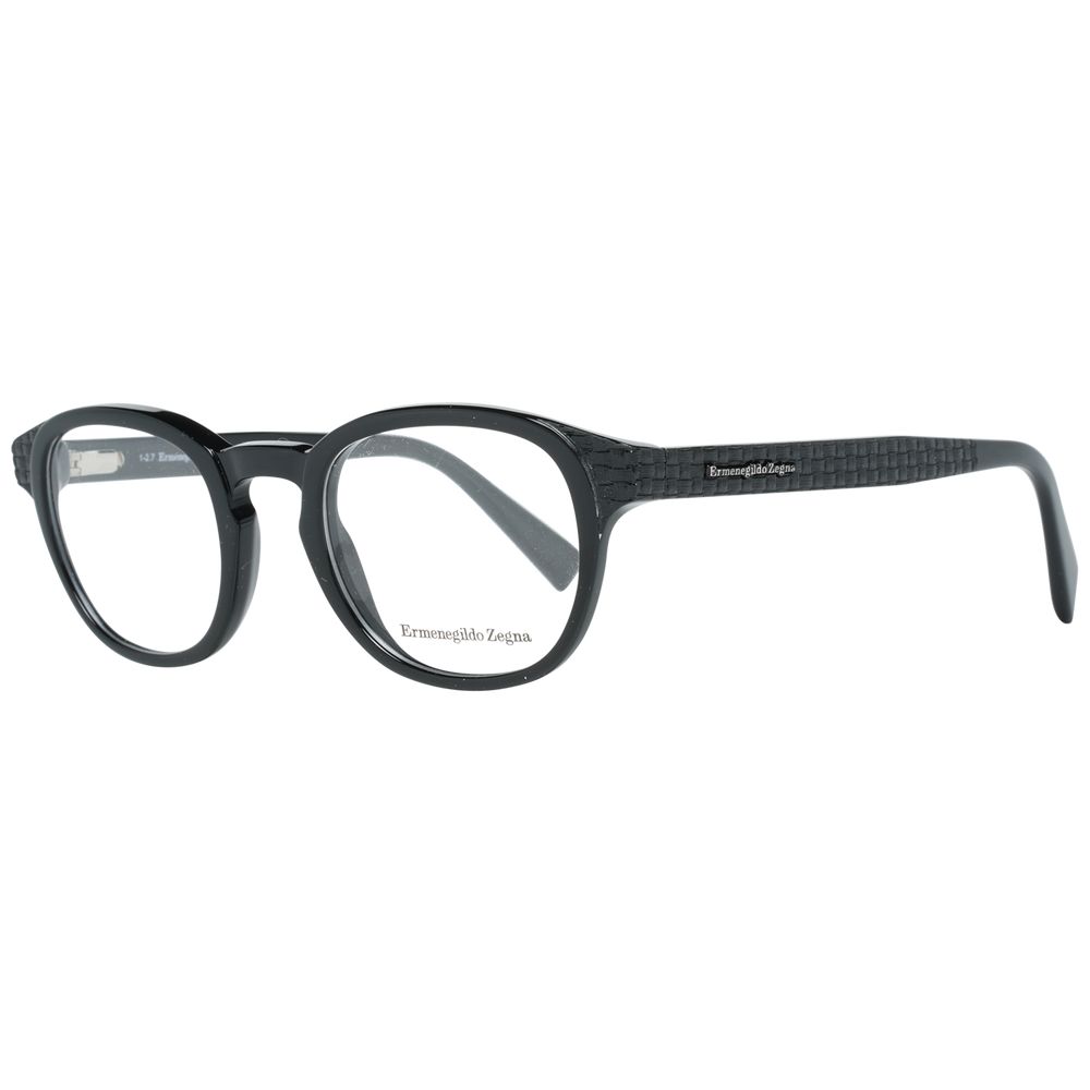 Ermenegildo Zegna Schwarze Kunststoffbrille (Gestell)