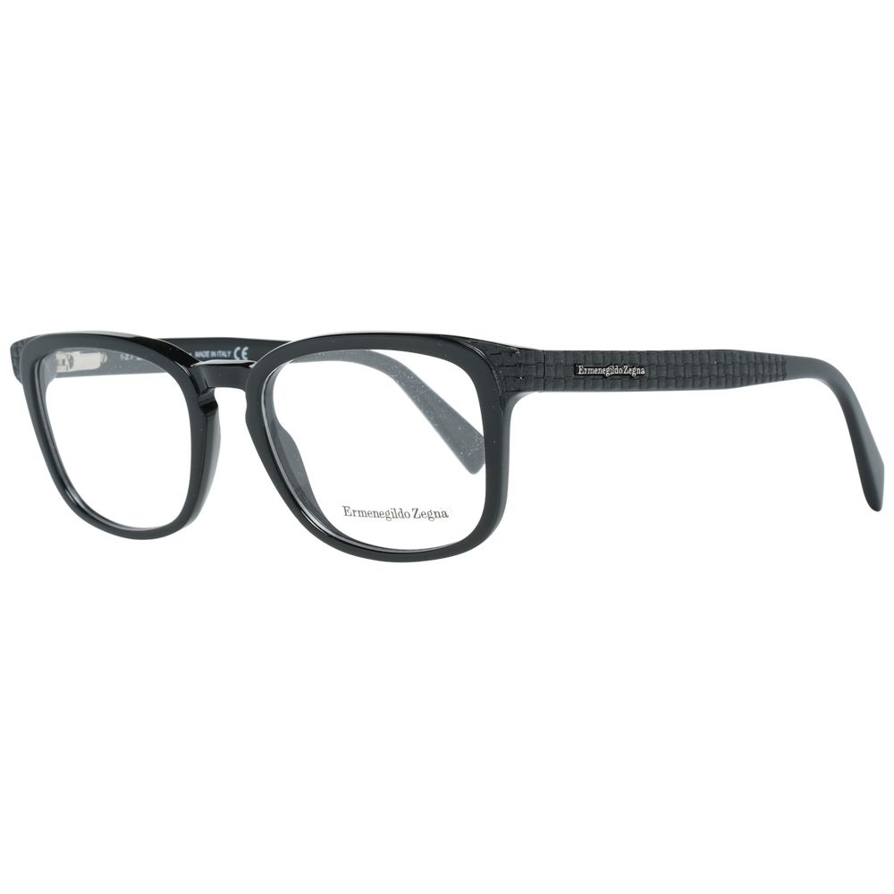 Ermenegildo Zegna Schwarze Kunststoffbrille (Gestell)