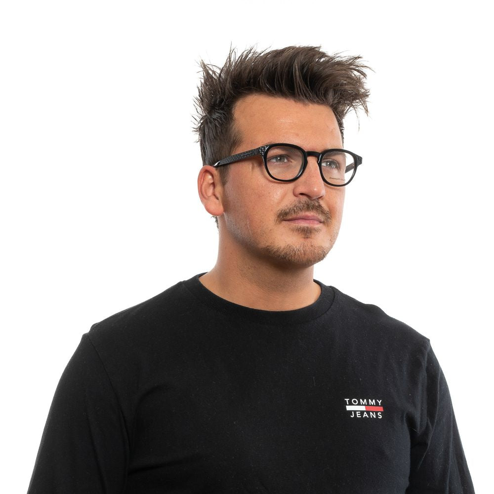 Ermenegildo Zegna Schwarze Kunststoffbrille (Gestell)