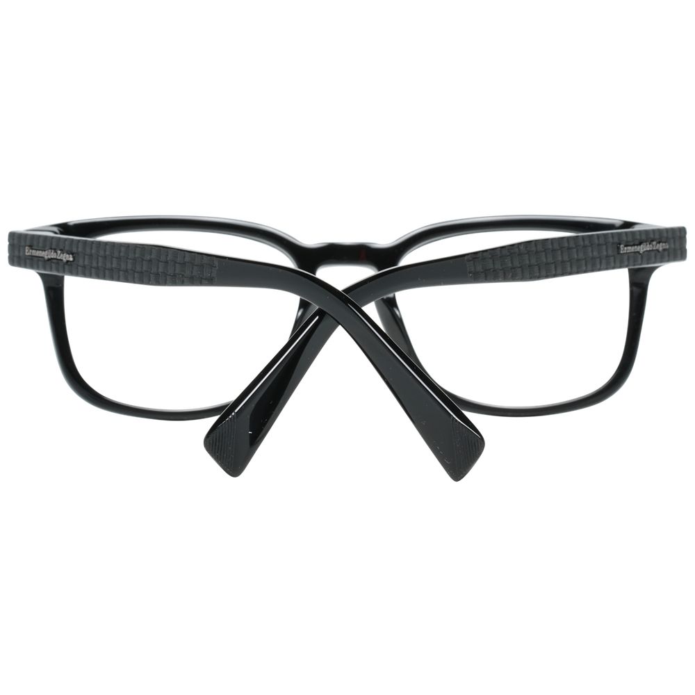 Ermenegildo Zegna Schwarze Kunststoffbrille (Gestell)
