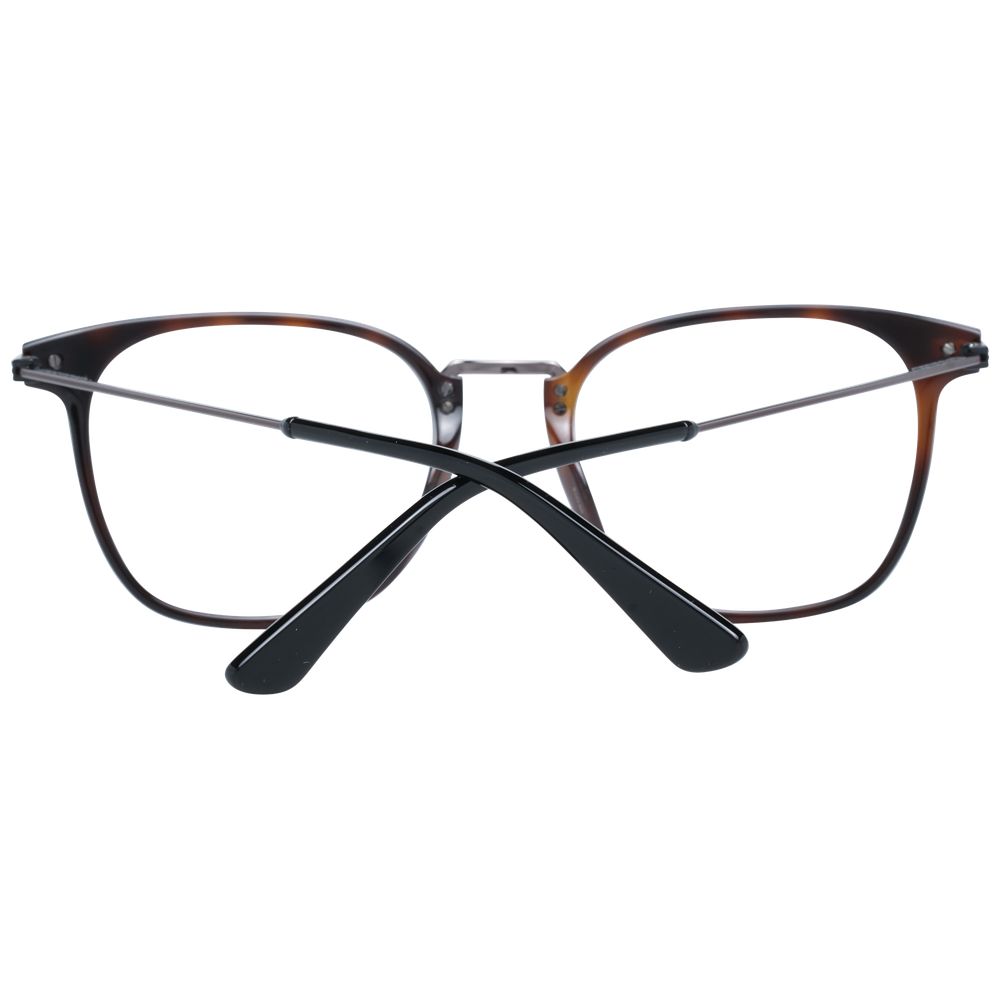 Police Brille aus schwarzem Metall & Kunststoff (Gestell)