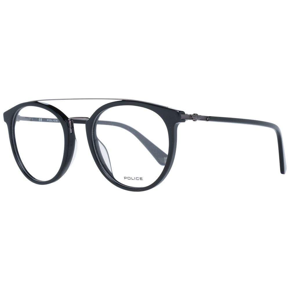 Police Brille mit schwarzem Metall- und Kunststoffrahmen