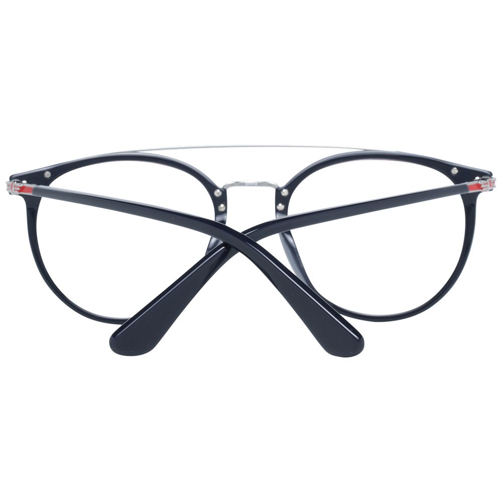 Police Blue Metal and Plastic Glasses Frames