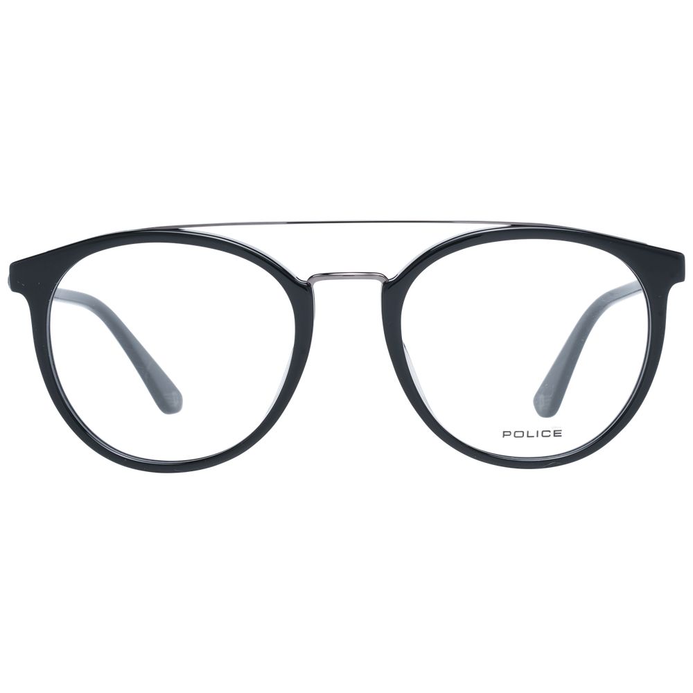 Police Brille mit schwarzem Metall- und Kunststoffrahmen