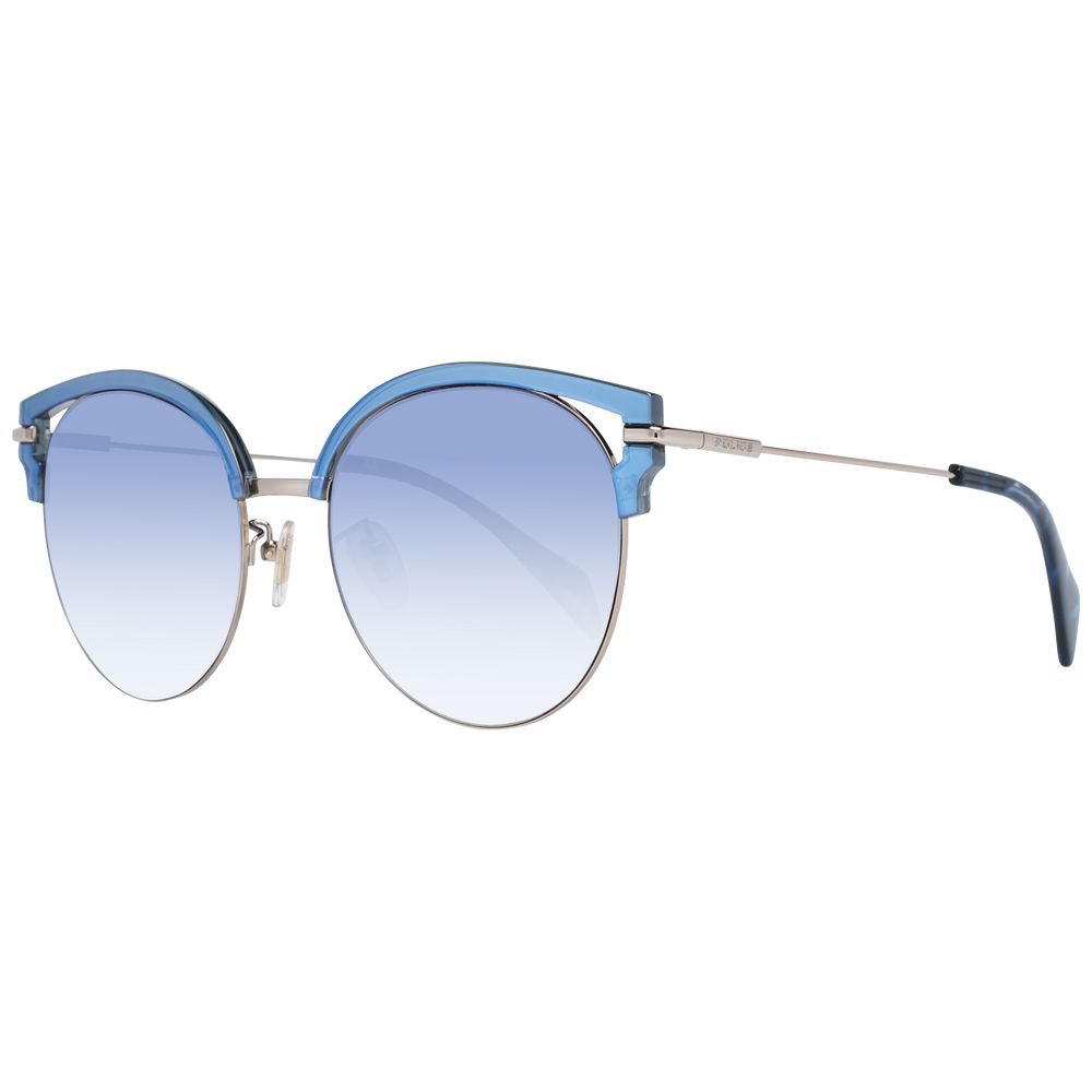Police Metall- und Kunststoff-Sonnenbrille in Blau