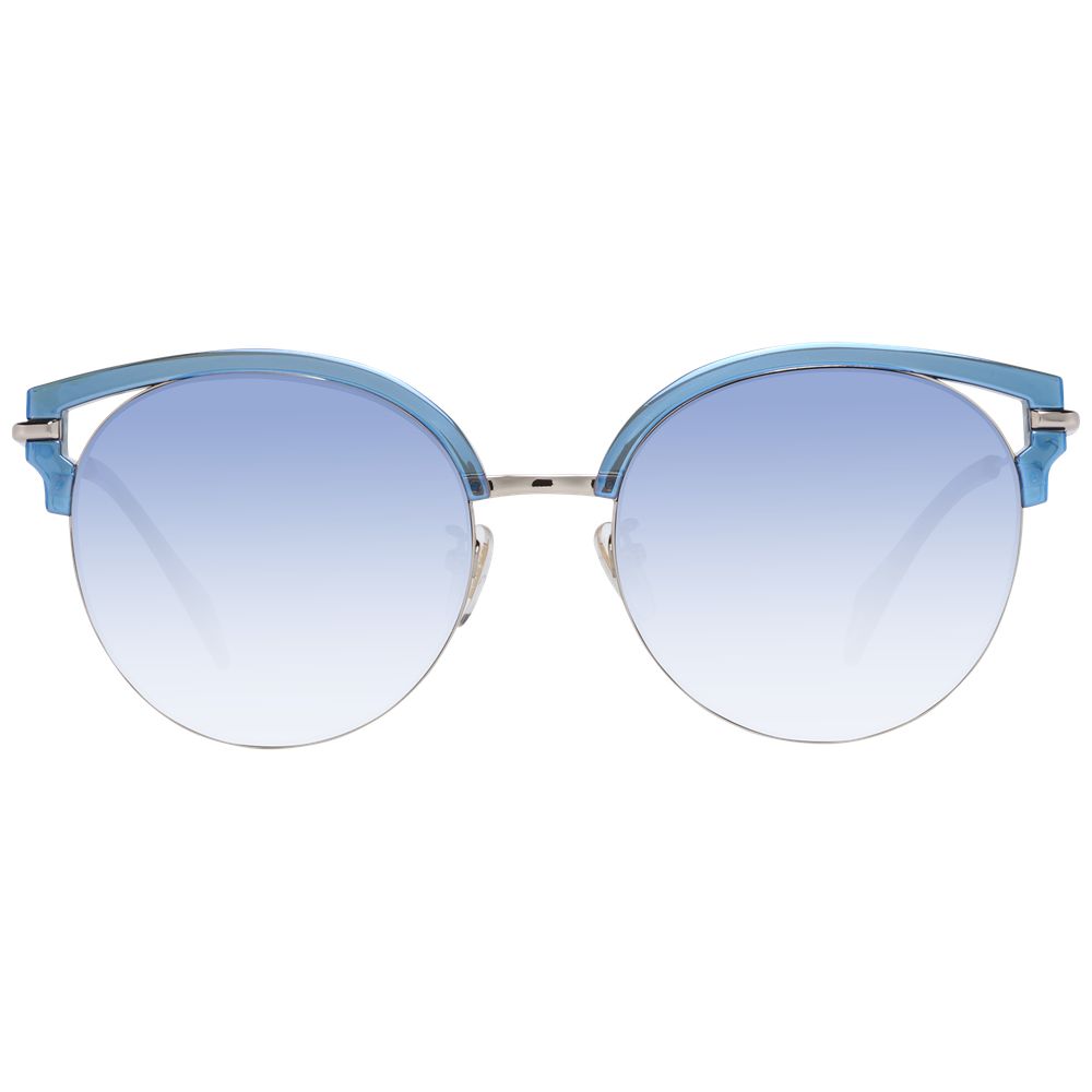 Police Metall- und Kunststoff-Sonnenbrille in Blau