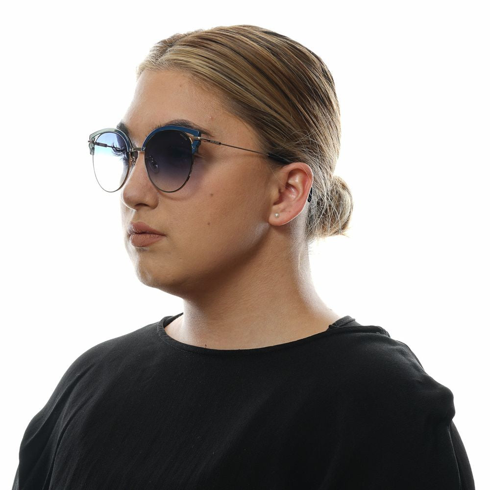 Police Metall- und Kunststoff-Sonnenbrille in Blau
