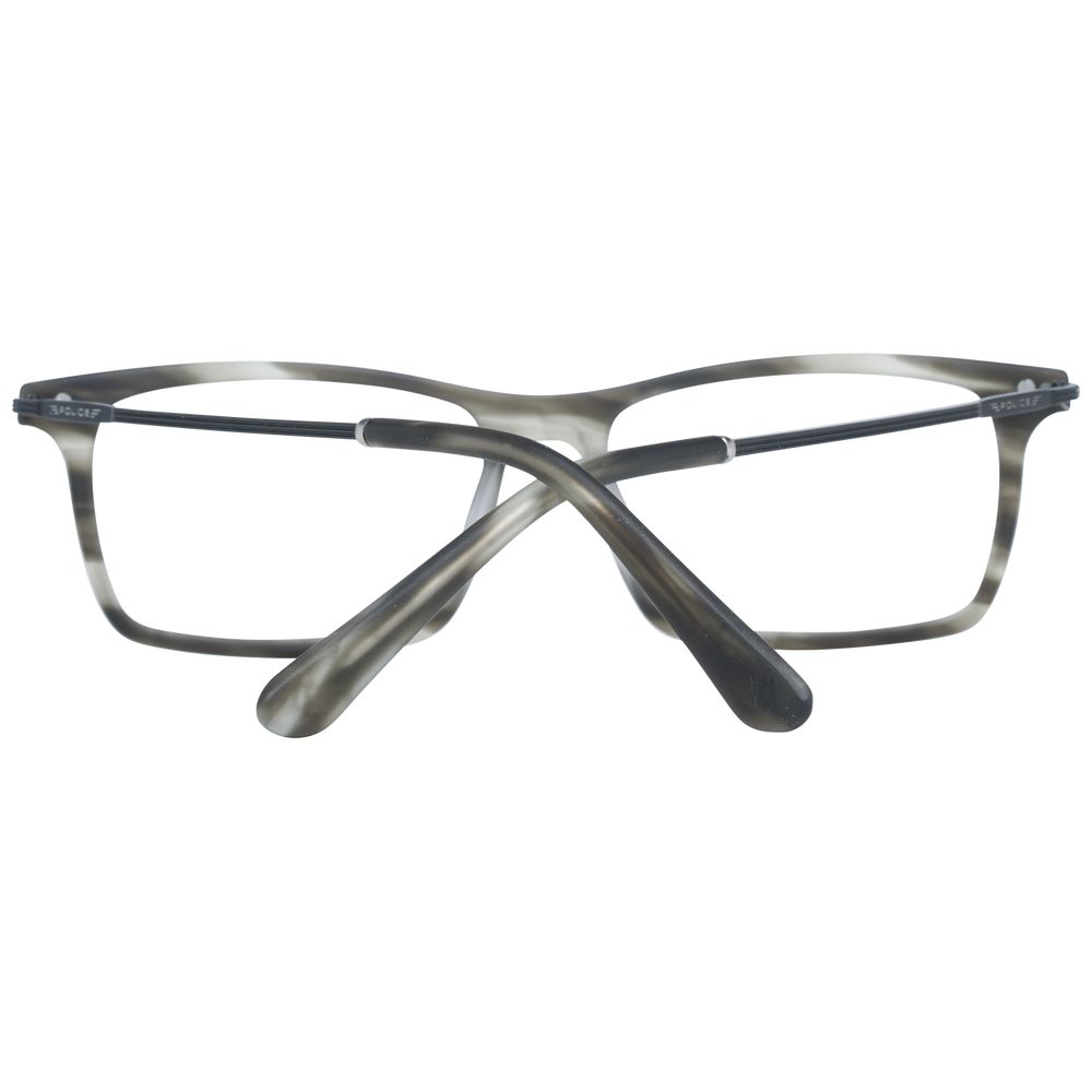 Police Grau-Metallische & Kunststoff-Brille (Gestell)