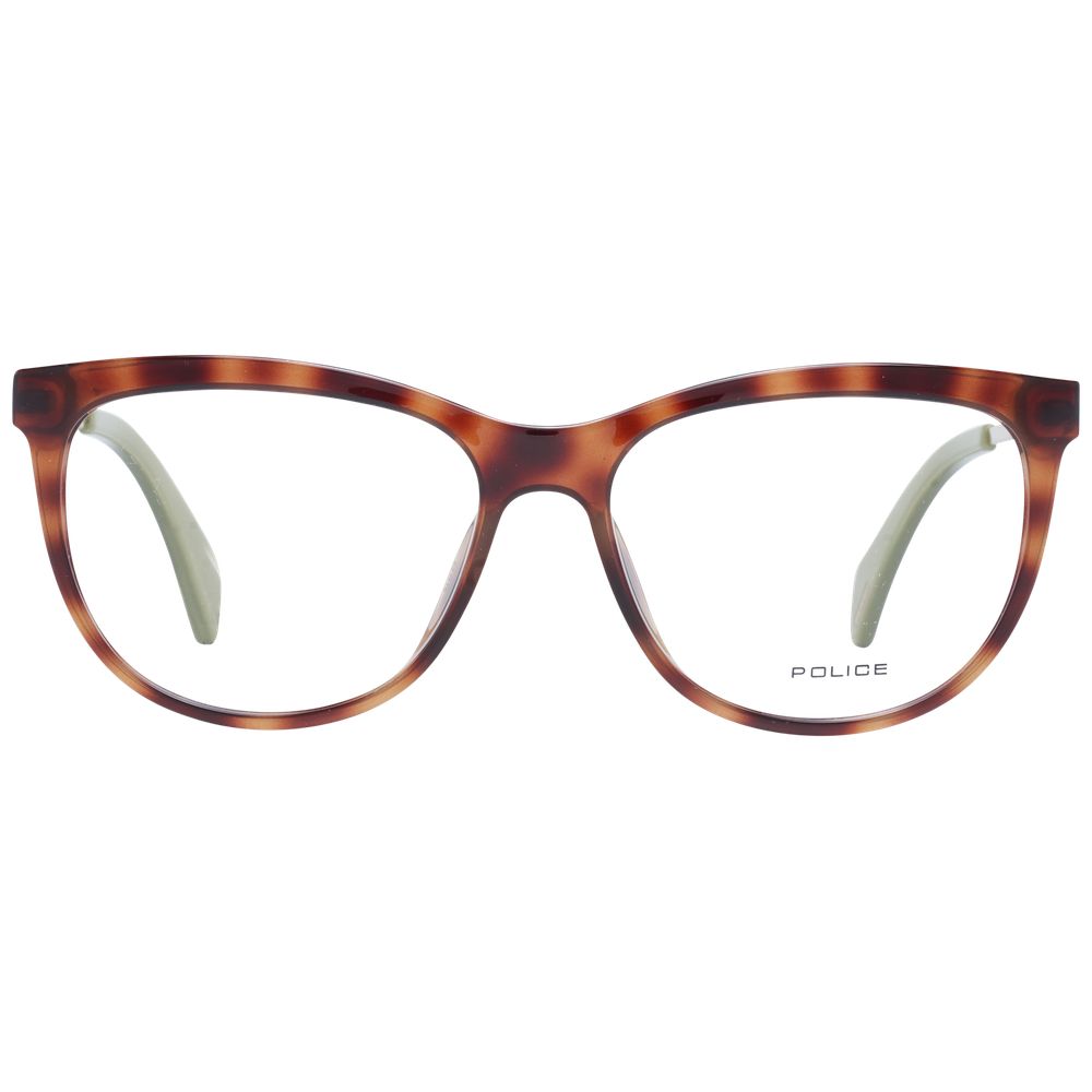 Police Brown Metal and Plastic Eyeglasses (Frames)