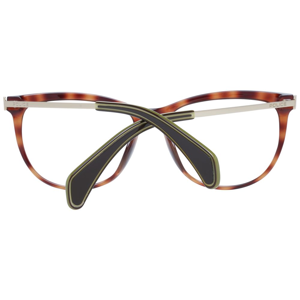 Police Brown Metal and Plastic Eyeglasses (Frames)