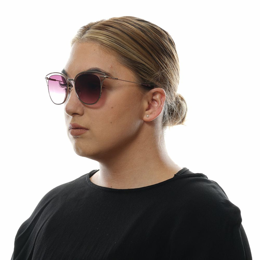 Police Burgundy Metal and Plastic Sunglasses