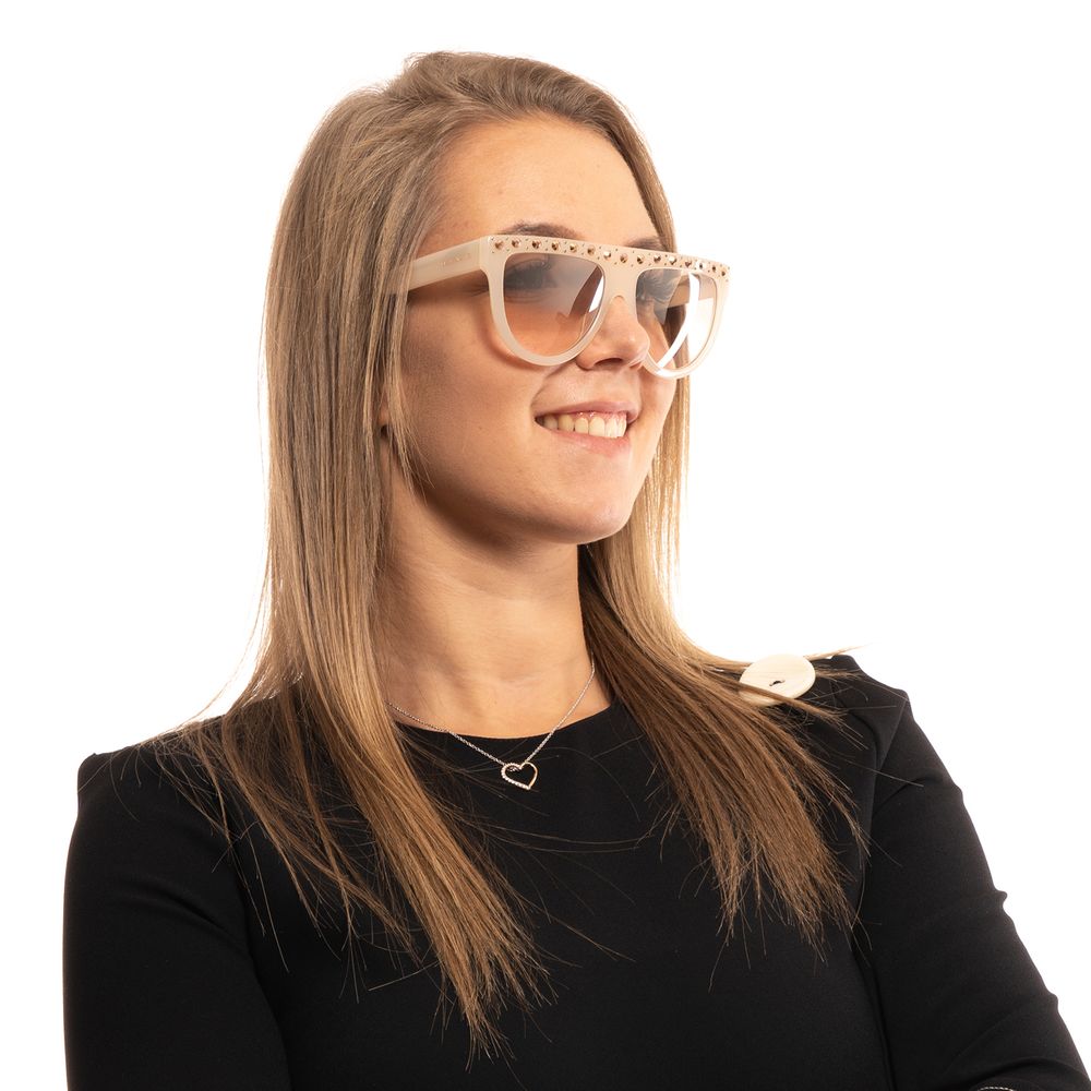 Marciano by Guess Weiße Sonnenbrille aus Kunststoff