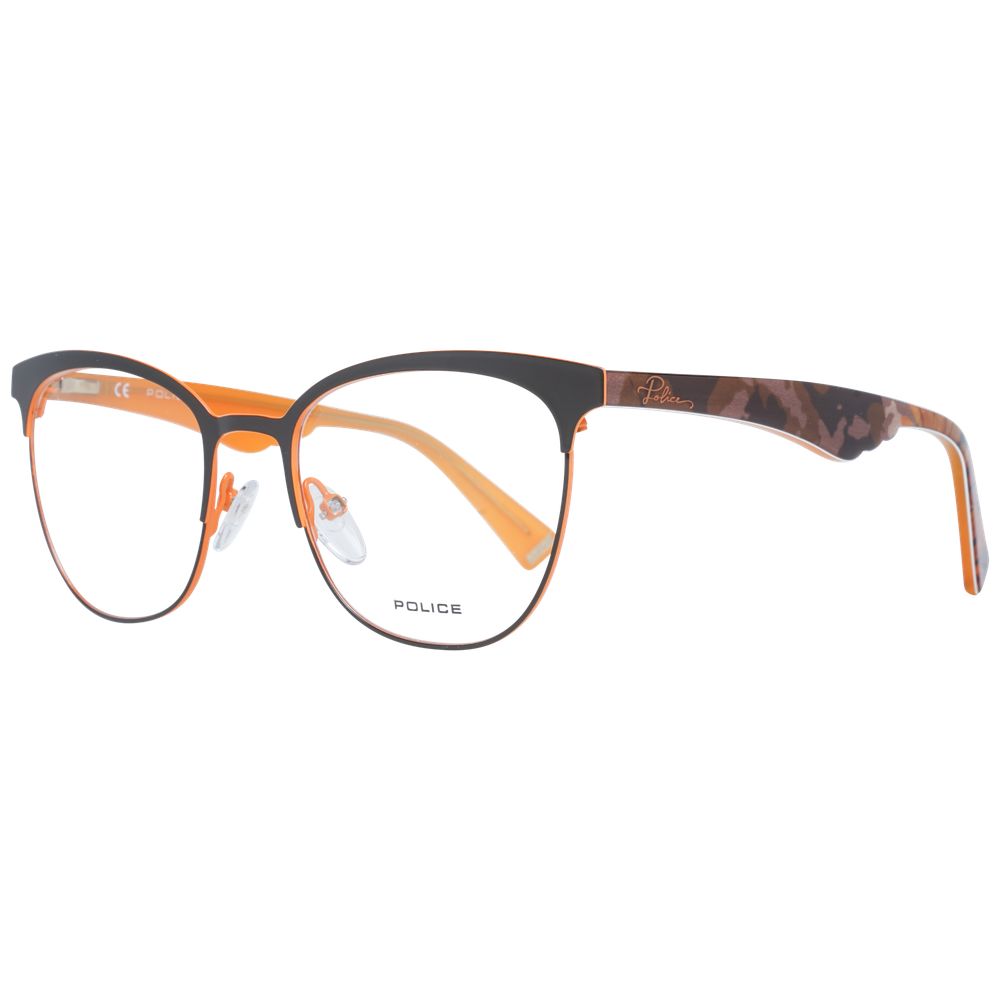 Police Braune Kunststoffbrille (Gestelle)