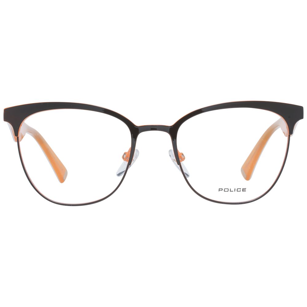 Police Braune Kunststoffbrille (Gestelle)