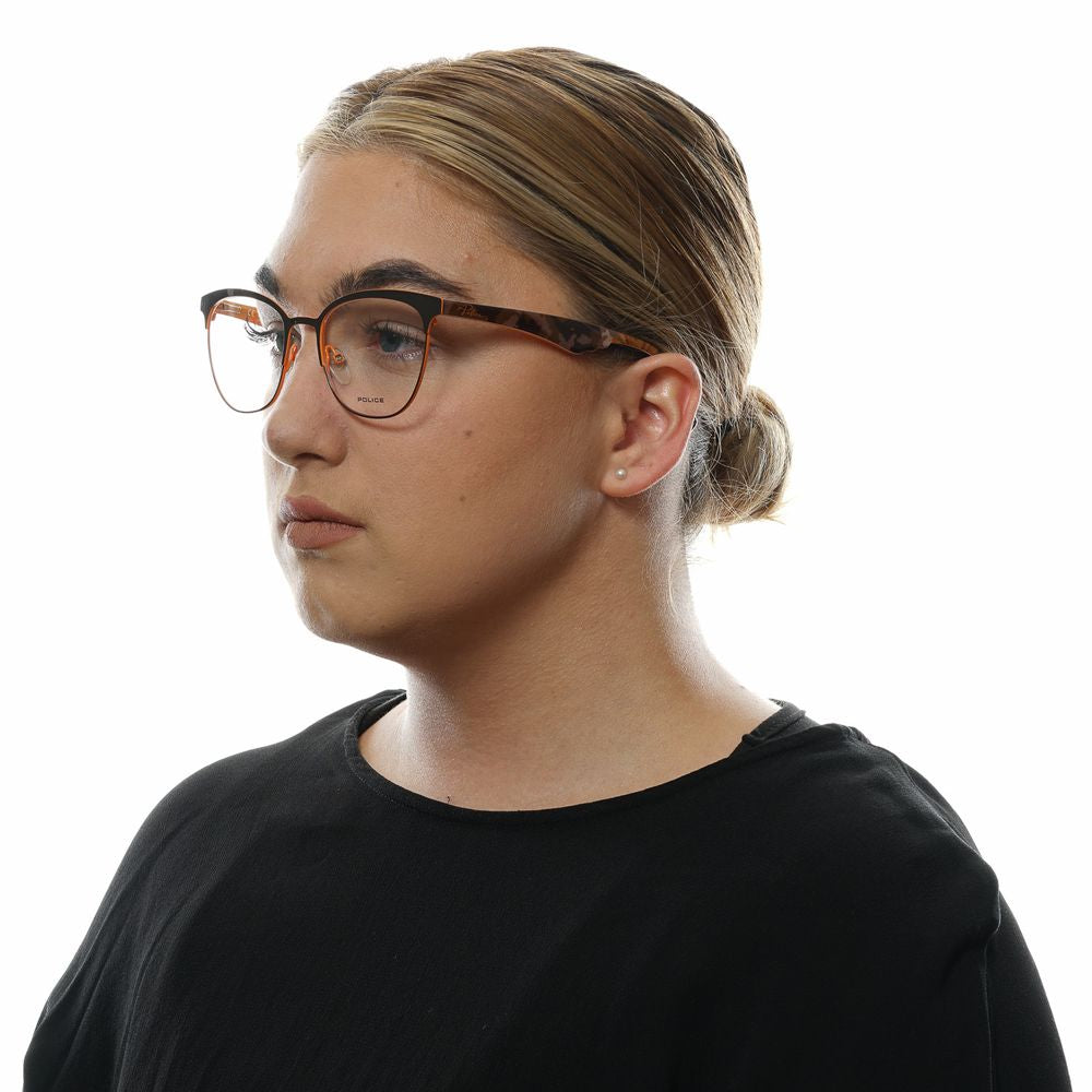 Police Braune Kunststoffbrille (Gestelle)