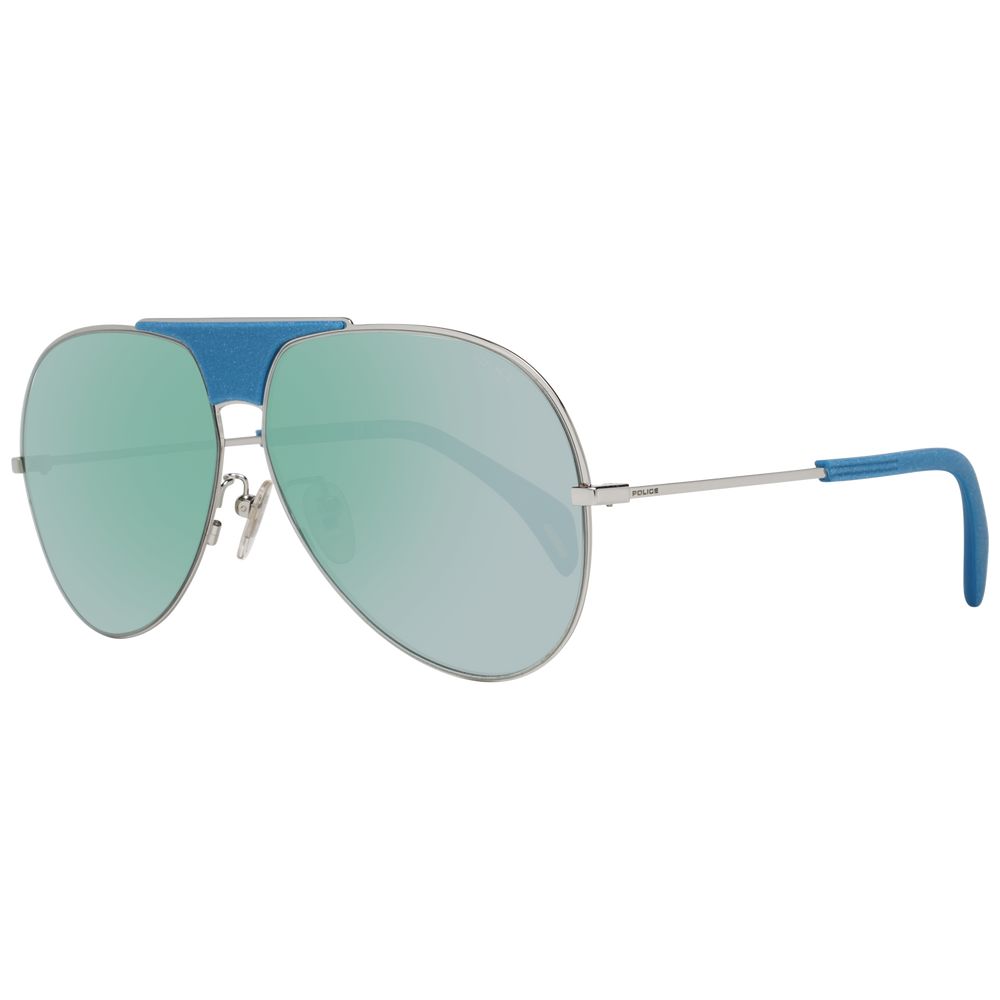 Police Blaue Sonnenbrille aus Kunststoff