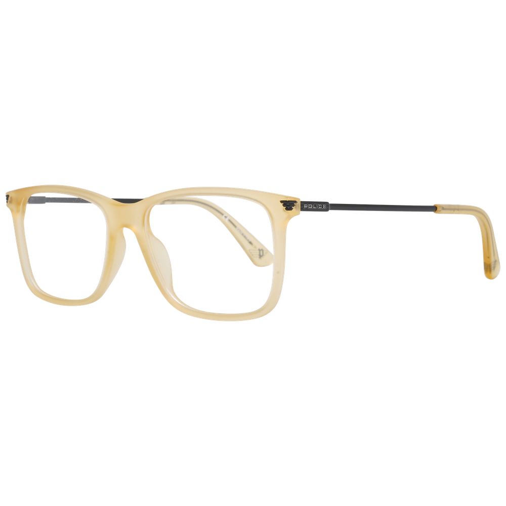 Police Yellow Metal and Plastic Glasses (Frames)