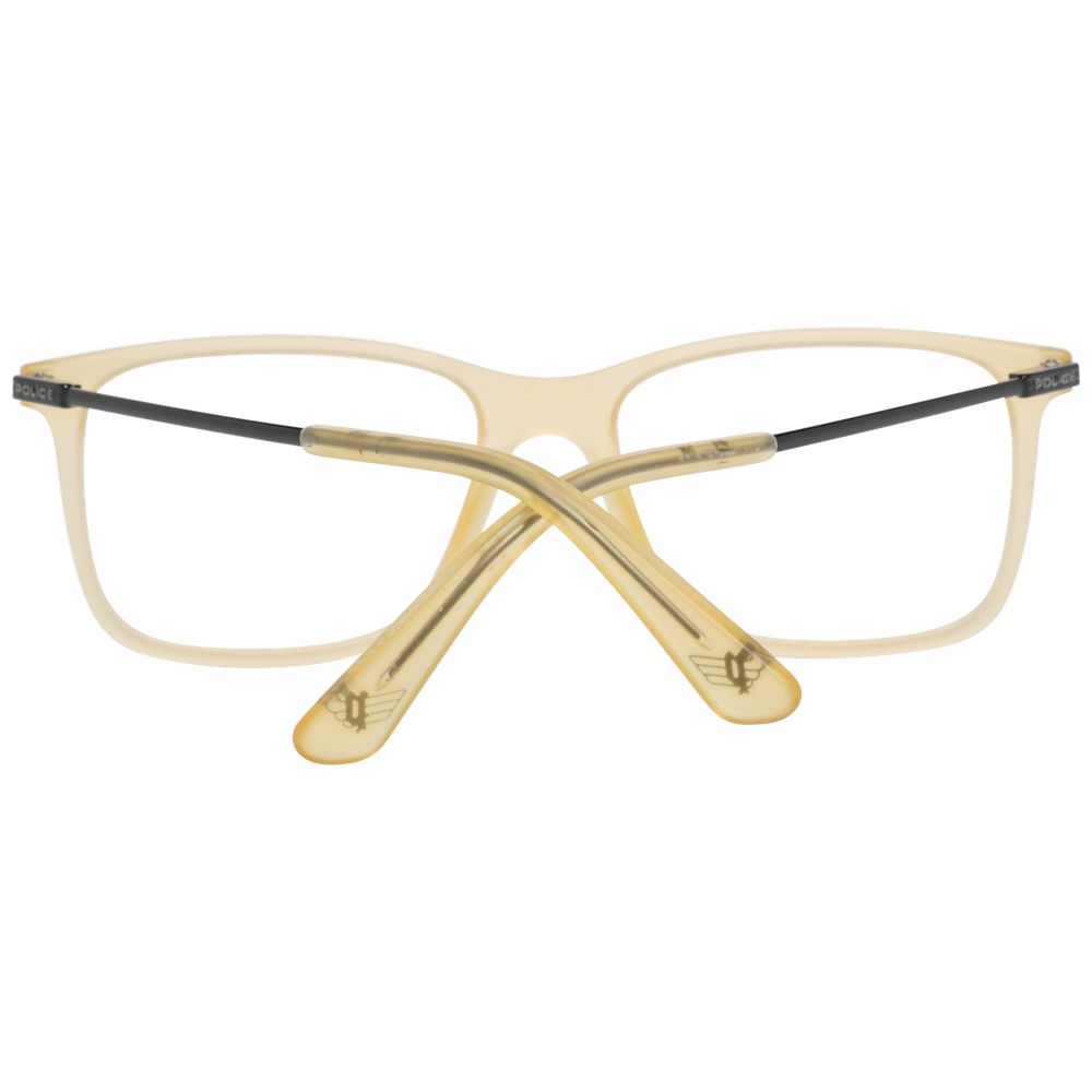 Police Yellow Metal and Plastic Glasses (Frames)