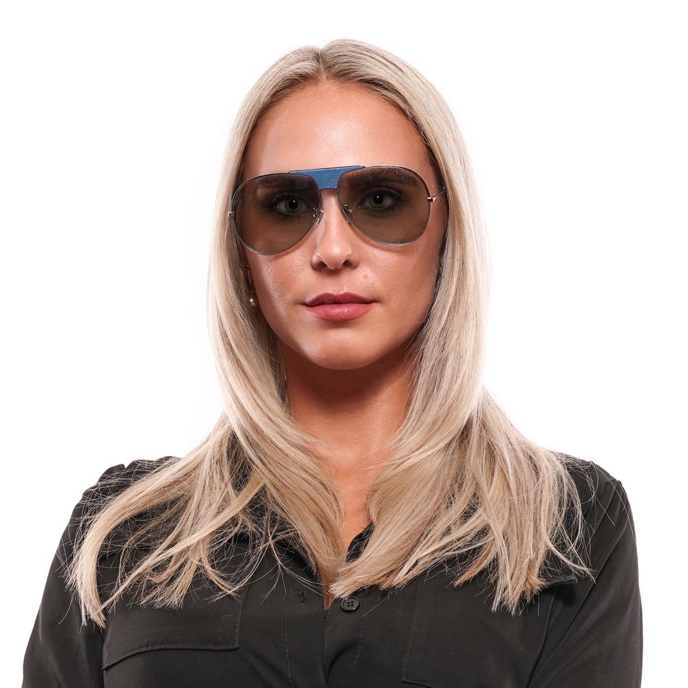 Police Blaue Sonnenbrille aus Kunststoff