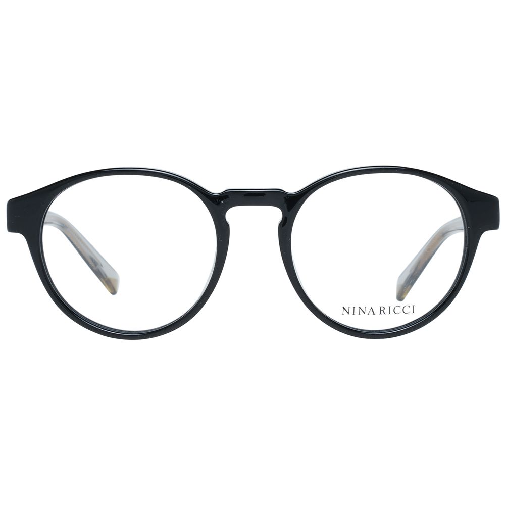Nina Ricci Black Plastic Eyeglass Frames