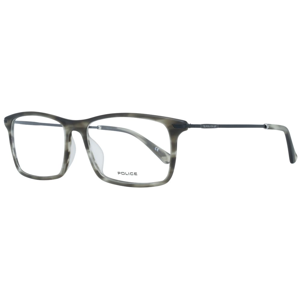 Police Grau-Metallische & Kunststoff-Brille (Gestell)