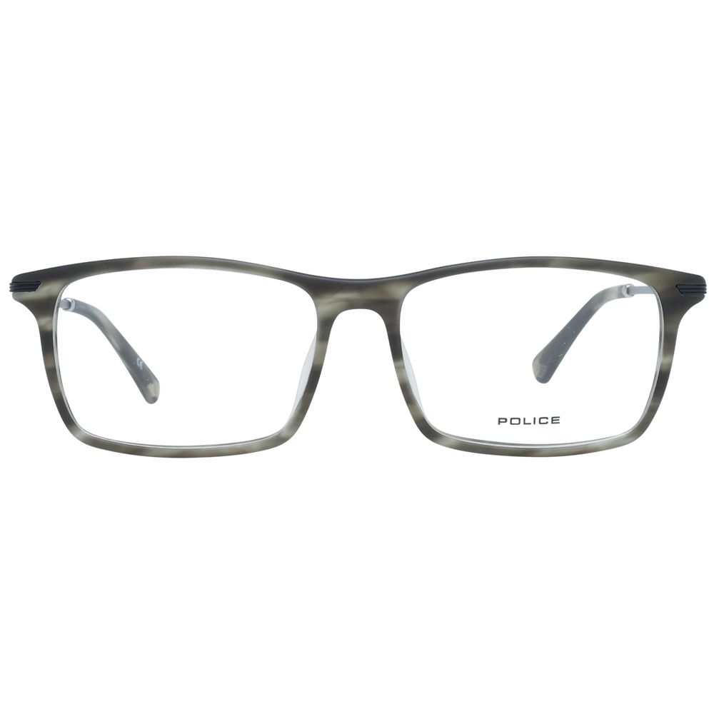 Police Grau-Metallische & Kunststoff-Brille (Gestell)