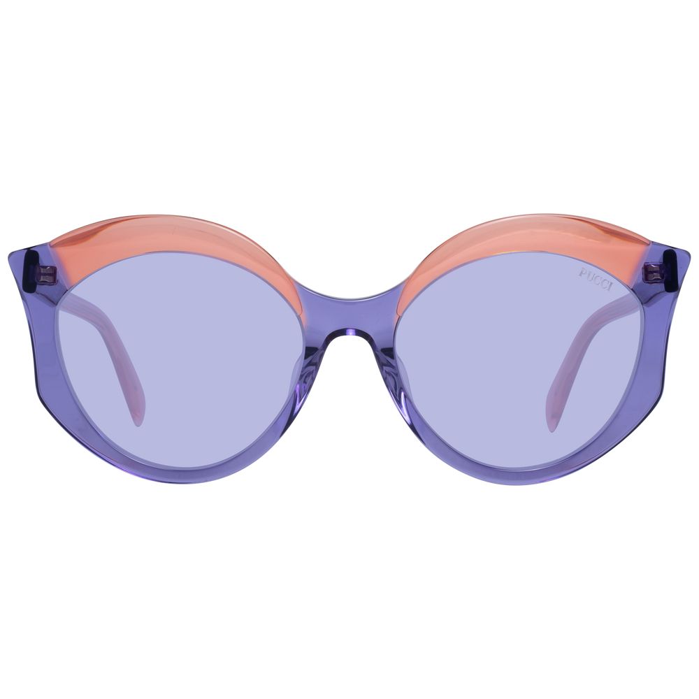 Emilio Pucci Violette Sonnenbrille aus Kunststoff
